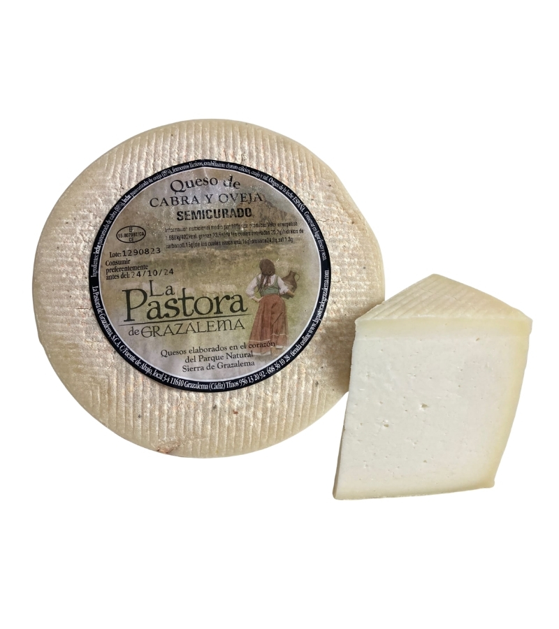 queso-mezcla-semicurado-pastora- QUESO CABRA PAYOYA LA PASTORA - Imagen 1